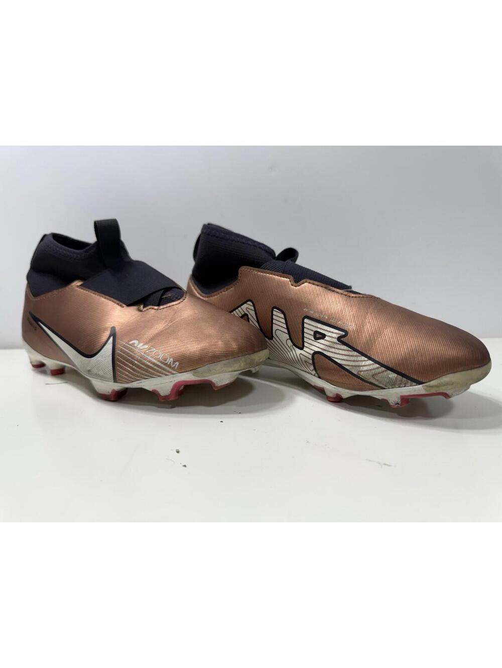 Nike Zoom Superfly 9 FG Copper Soccer Cleats, Size 6Y / DR6044-810 (READ)